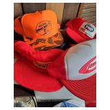 Large Lot of Vintage Farm/Trucker Hats of various Styles and Brands