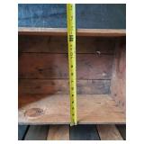 Large Wooden Bethlehem Steel Corp Box  In good Solid condition Vibrant Condition