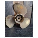 Heavy Vintage Brass Boat Propeller Great Display piece for the Cabin!!