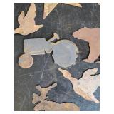 Lot of Metal Animal cutouts For Crafting or décor