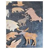 Lot of Metal Animal cutouts For Crafting or décor