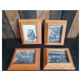 Vintage Train Photos in Frames
