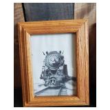Vintage Train Photos in Frames