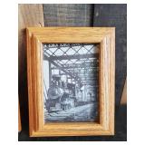 Vintage Train Photos in Frames