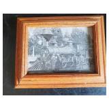 Vintage Train Photos in Frames