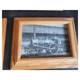 Vintage Train Photos in Frames