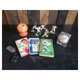 Various Vintage Sports Collectables,  Autographed Doug Mientkiewicz Baseball (Recorded the final out in World Series!), Baseball Stars of 1962, and more