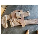 3 Pipe Wrenches 2 marked Trimo from Timont Manufacturing Co.