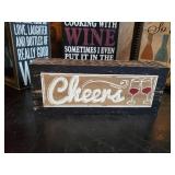 Wine Décor Lot with cork holders and Wine Shelf/Glass holder