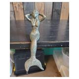 Solid Cast Iron Mermaid New
