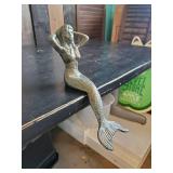 Solid Cast Iron Mermaid New