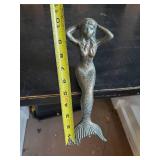 Solid Cast Iron Mermaid New