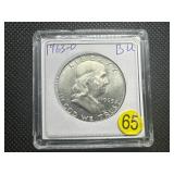 1963-D Silver Franklin Half Dollar Marked BU When Purchased 1963-D Silver Franklin Half Dollar Marked BU When Purchased