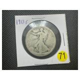 Better Date 1917-S Reverse Walking Liberty Silver Half Dollar Better Date 1917-S Reverse Walking Liberty Silver Half Dollar