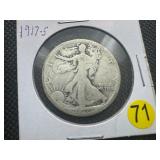 Better Date 1917-S Reverse Walking Liberty Silver Half Dollar Better Date 1917-S Reverse Walking Liberty Silver Half Dollar