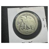 Better Date 1917-S Reverse Walking Liberty Silver Half Dollar Better Date 1917-S Reverse Walking Liberty Silver Half Dollar