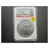 2011-S 1 Oz. Silver American Eagle Early Releases NGC MS69 2011-S 1 Oz. Silver American Eagle Early Releases NGC MS69