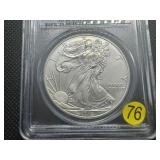 2012-S 1 Oz. American Silver Eagle PCGS MS70 - Perfect Graded Coin! -  PCGS Price Guide $95 2012-S 1 Oz. American Silver Eagle PCGS MS70 - Perfect Graded Coin! -  PCGS Price Guide $95