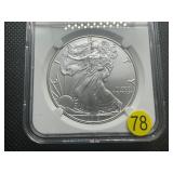 2019 1 Oz. Silver American Eagle NGC MS69 2019 1 Oz. Silver American Eagle NGC MS69