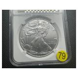 2020 1 Oz. Silver American Eagle NGC MS69 2020 1 Oz. Silver American Eagle NGC MS69
