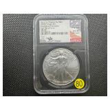 2020-P 1 Oz. Emergency Production First Day of Issue Silver American Eagle NGC MS69  -  NGC Price Guide $75 2020-P 1 Oz. Emergency Production First Day of Issue Silver American Eagle NGC MS69  -  NGC Price Guide $75