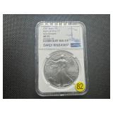 2021 1 Oz. Type 2 Silver American Eagle Early Releases NGC MS70  - Perfect Graded Coin! 2021 1 Oz. Type 2 Silver American Eagle Early Releases NGC MS70  - Perfect Graded Coin!