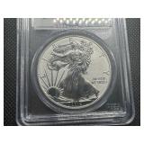 2012-S Reverse Proof 1 Oz. American Silver Eagle 75th Anniv. SF Mint Set PCGS PR69 - PCGS Price Guide $100 2012-S Reverse Proof 1 Oz. American Silver Eagle 75th Anniv. SF Mint Set PCGS PR69 - PCGS Price Guide $100