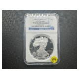 2018-W Proof 1 Oz. American Silver Eagle Early Releases NGC PF69 Ultra Cameo -  NGC Price Guide $100 2018-W Proof 1 Oz. American Silver Eagle Early Releases NGC PF69 Ultra Cameo -  NGC Price Guide $100