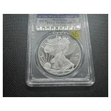 2019-W Proof 1 Oz. American Silver Eagle First Strike PCGS PF70DCAM - Perfect Graded Coin! - PCGS Price Guide $110 2019-W Proof 1 Oz. American Silver Eagle First Strike PCGS PF70DCAM - Perfect Graded Coin! - PCGS Price Guide $110