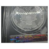 2019-W Proof 1 Oz. American Silver Eagle First Strike PCGS PF70DCAM - Perfect Graded Coin! - PCGS Price Guide $110 2019-W Proof 1 Oz. American Silver Eagle First Strike PCGS PF70DCAM - Perfect Graded Coin! - PCGS Price Guide $110
