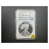 2020-W Proof 1 Oz. American Silver EagleFirst Releases NGC PF69 Ultra Cameo -  NGC Price Guide $100 2020-W Proof 1 Oz. American Silver EagleFirst Releases NGC PF69 Ultra Cameo -  NGC Price Guide $100
