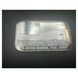1 Oz. Silver USS Arizona Pearl Harbor Silver Round 1 Oz. Silver USS Arizona Pearl Harbor Silver Round