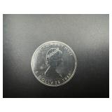 1989 BU Canadian 1 Oz. .9999 Silver Maple Leaf Coin 1989 BU Canadian 1 Oz. .9999 Silver Maple Leaf Coin