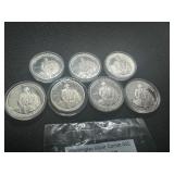 Eight Silver PROOF 1982-S 250th Anniv. Washington Half Dollars Eight Silver PROOF 1982-S 250th Anniv. Washington Half Dollars