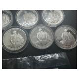 Eight Silver PROOF 1982-S 250th Anniv. Washington Half Dollars Eight Silver PROOF 1982-S 250th Anniv. Washington Half Dollars