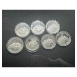 Eight Silver PROOF 1982-S 250th Anniv. Washington Half Dollars Eight Silver PROOF 1982-S 250th Anniv. Washington Half Dollars