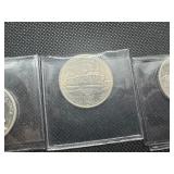 Four Silver MS 1982-D 250th Anniv. Washington Half Dollars Four Silver MS 1982-D 250th Anniv. Washington Half Dollars