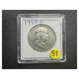1948-D Silver Franklin Half Dollar 1948-D Silver Franklin Half Dollar