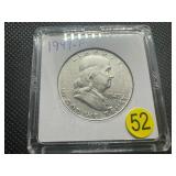 1949-P Silver Franklin Half Dollar 1949-P Silver Franklin Half Dollar