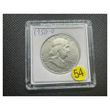 1950-D Silver Franklin Half Dollar 1950-D Silver Franklin Half Dollar