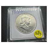 1951-D Silver Franklin Half Dollar 1951-D Silver Franklin Half Dollar