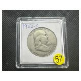 1952-S Silver Franklin Half Dollar 1952-S Silver Franklin Half Dollar