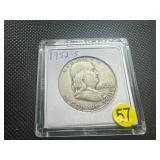 1952-S Silver Franklin Half Dollar 1952-S Silver Franklin Half Dollar