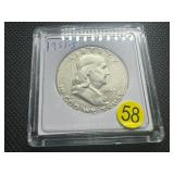 1953-S Silver Franklin Half Dollar 1953-S Silver Franklin Half Dollar