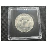 1955-P Silver Franklin Half Dollar Marked BU When Purchased 1955-P Silver Franklin Half Dollar Marked BU When Purchased