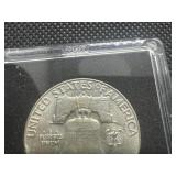 1957-D Silver Franklin Half Dollar Marked AU When Purchased 1957-D Silver Franklin Half Dollar Marked AU When Purchased