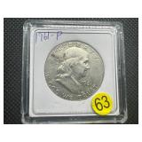 1961-P Silver Franklin Half Dollar 1961-P Silver Franklin Half Dollar