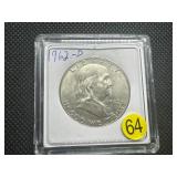 1962-D Silver Franklin Half Dollar 1962-D Silver Franklin Half Dollar