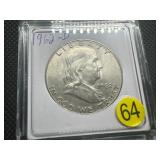 1962-D Silver Franklin Half Dollar 1962-D Silver Franklin Half Dollar