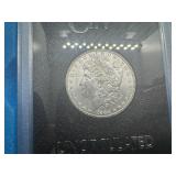 GSA Uncirculated 1884 Carson City Morgan Dollar with Original Box and COA GSA Uncirculated 1884 Carson City Morgan Dollar with Original Box and COA